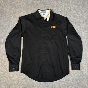 Port Authority Sonic Drive-In Work Shirt Mens Small Black Employee Long Sleeve